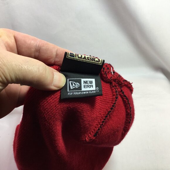 PORTLAND TRAIL BLAZERS NBA Pom Beanie Knit Cuffed Hat Cap Basketball NEW ERA - Picture 5 of 6